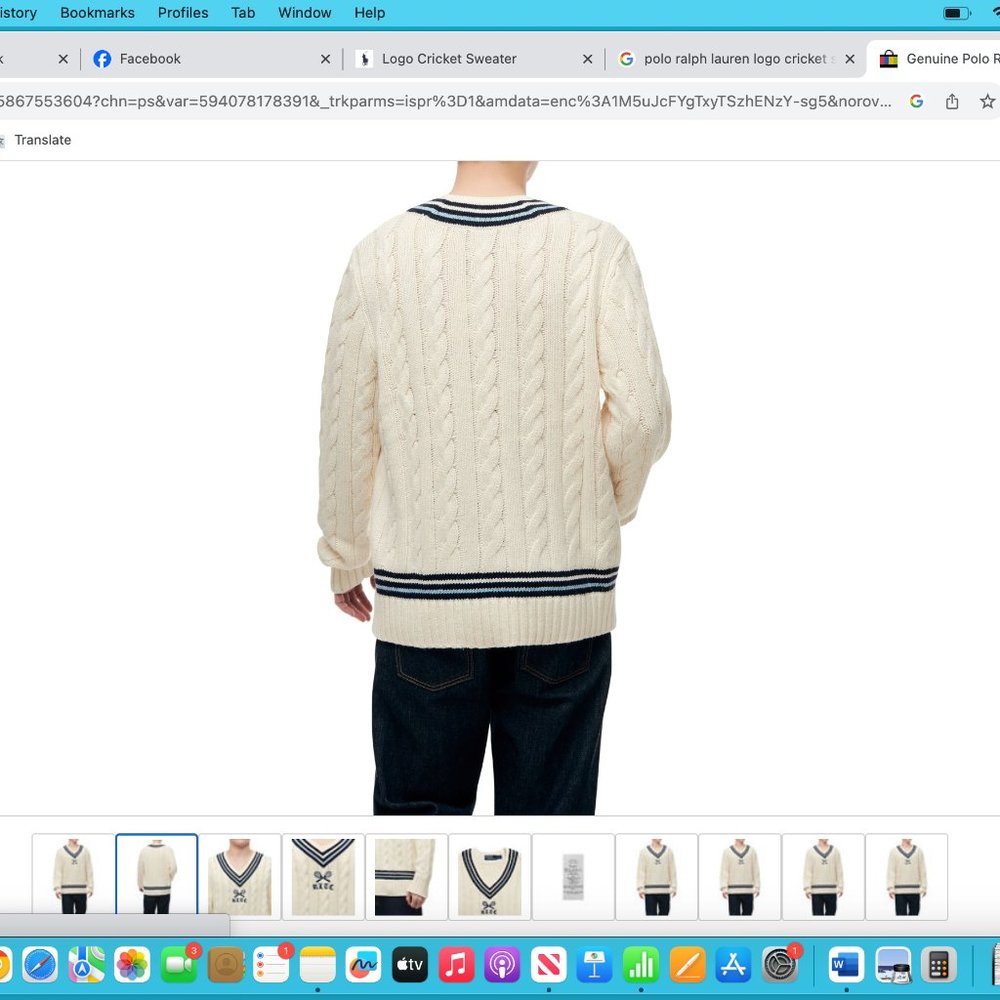 Polo Ralph Lauren Cable-Knit Logo Sweater - Picture 7 of 15